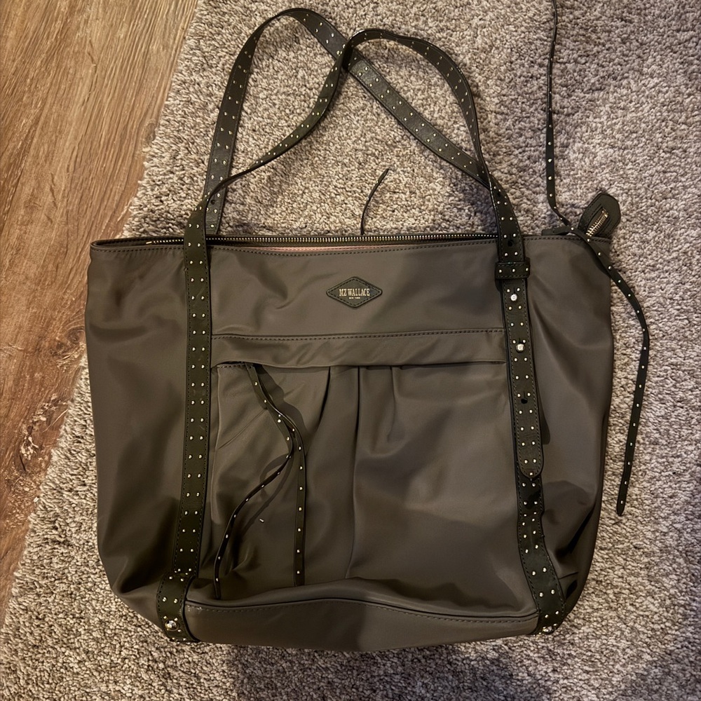 Mz Wallace Olive Green Tote Bag